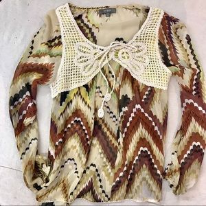 Umgee multicolored boho top